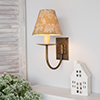 Empire Candle Clip Shade in Gold Cavendish