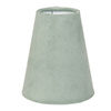 French Cone Candle Clip Shade in Duck Egg Hunstanton Velvet