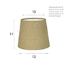 French Drum Candle Shade Sage Waterford Linen