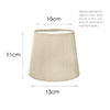 13cm French Drum Shade in Royal Oyster Silk