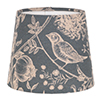 13cm French Drum Shade in Indigo Woodland