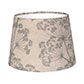 20cm Medium French Drum in Duck Egg Cow Parsley Reversed