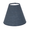 Empire Candle Clip Shade in Indigo Blue Waterford Linen