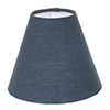 15cm Empire Shade in Indigo Blue Waterford Linen