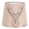 13cm French Drum Shade in Natural Stag