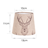 13cm French Drum Shade in Natural Stag