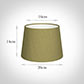 20cm Medium French Drum Shade in Antique Gold Silk