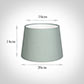 20cm Medium French Drum Shade in French Grey Silk