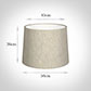 50cm Medium French Drum Shade in Natural Isabelle Linen