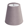 Tapered Candle Clip Shade in Dusky Pink Hunstanton Velvet 