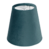 Tapered Candle Shade in Teal Hunstanton Velvet