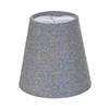 Tapered Candle Shade in Blue Herringbone Lovat Tweed