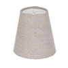 Tapered Candle Clip Shade in Natural Waterford Linen