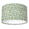 20cm Wide Cylinder Shade in Rich Green Spring Leaf