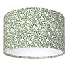 20cm Wide Cylinder Shade in Rich Green Spring Leaf