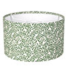 20cm Wide Cylinder Shade in Rich Green Spring Leaf