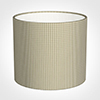 40cm Medium Cylinder Shade in Natural Longford Gingham