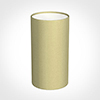 13cm Narrow Cylinder Shade in Wheat Faux Silk