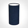 13cm Narrow Cylinder Shade in Navy BlueHunstanton Velvet