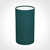 13cm Narrow Cylinder Shade in Teal Hunstanton Velvet