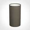 13cm Narrow Cylinder Shade in Bark Satin