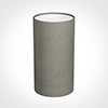 13cm Narrow Cylinder Shade in Pewter Satin