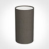 13cm Narrow Cylinder Shade in Mouse Waterford Linen