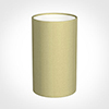 15cm Narrow Cylinder Shade in Wheat Faux Silk