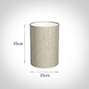 25cm Narrow Cylinder Shade in Natural Isabelle