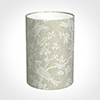 25cm Narrow Cylinder Shade in White Isabelle