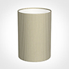 25cm Narrow Cylinder Shade in Natural Longford Gingham