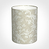 30cm Narrow Cylinder Shade in White Isabelle