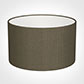 20cm Wide Cylinder Shade in Bronze Brown Silk