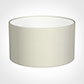 25cm Wide Cylinder Shade in Pearl Faux Silk