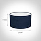 25cm Wide Cylinder Shade in Navy Blue Hunstanton Velvet