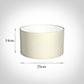 25cm Wide Cylinder Shade in Cream Satin