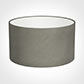 25cm Wide Cylinder Shade in Pewter Satin