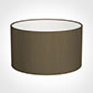 35cm Wide Cylinder Shade in Bronze Faux Silk