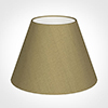 30cm Empire Shade in Dull Gold Faux Silk