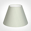 30cm Empire Shade in Soft Grey Faux Silk