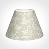 50cm Empire Shade in White Isabelle