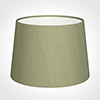 30cm Medium French Drum Shade in Pale Green Faux Silk