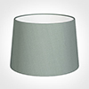 35cm Medium French Drum Shade in Aquamarine Faux Silk