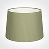 35cm Medium French Drum Shade in Pale Green Faux Silk