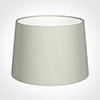 35cm Medium French Drum Shade in Soft Grey Faux Silk