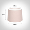 40cm Medium French Drum Shade in Vintage Pink