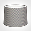 45cm Medium French Drum Shade in Grey Longford Gingham