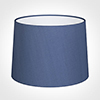 45cm Medium French Drum Shade in Slate Blue Silk