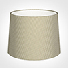 50cm Medium French Drum Shade in Natural Longford Gingham