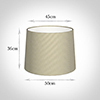 50cm Medium French Drum Shade in Natural Longford Gingham